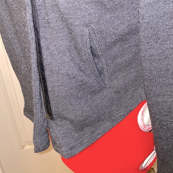 Converse Sweatshirt Motorcycle Jacket - Picture 8 of 9